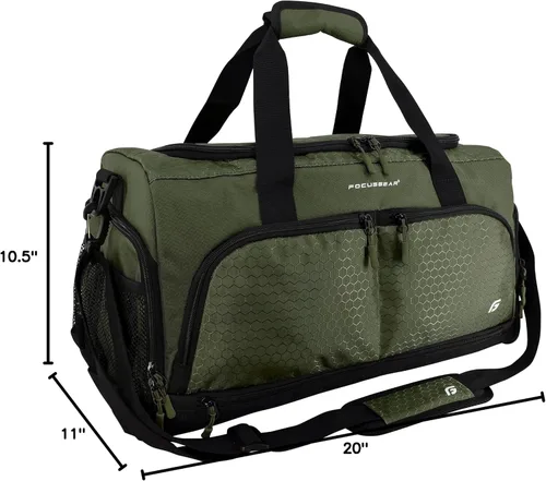 Miniatura 9 de Ultimate Gym Bag 2.0 La bolsa de lona duradera diseñada por Crowdsource con 10 compartimentos óptimos que incluyen bolsa resistente al agua