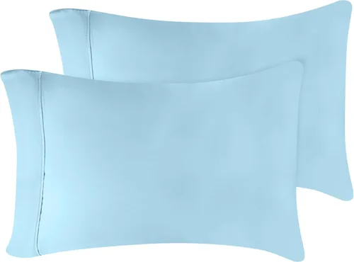 Miniatura 14 de Superior MO300SDPC SLBK, Fundas de almohada de algodón de 300 hilos con cierre de sobre, estándar, color negro, 2 piezas