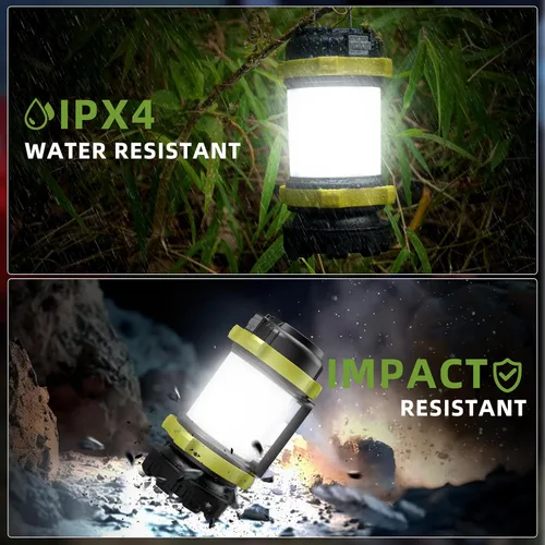 Miniatura 3 de AlpsWolf Linterna recargable, 6 modos, linterna de camping LED, linterna de campamento para corte de energía, linterna para el hogar, emergencia