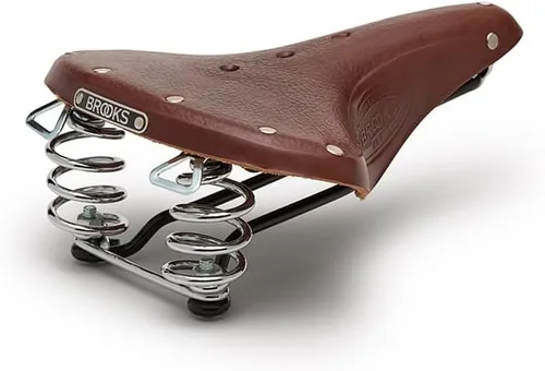 Miniatura 4 de Brooks England B67, Leather Bike Saddle with Suspension Springs Marrón