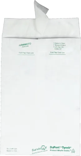 Miniatura 4 de Quality Park Sobres de envío Survivor, 6 x 9 pulgadas, hechos con material DuPont Tyvek fuerte y ligero, cierre de solapa, 100/caja (QUAR1320)