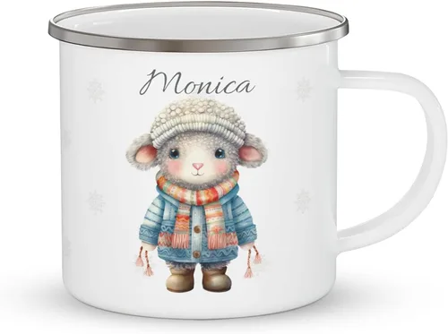 Miniatura 11 de Taza de café personalizada de acero inoxidable de 12 onzas, taza de chocolate caliente personalizada/cereales, ideas de regalo para niños, 1 Gato
