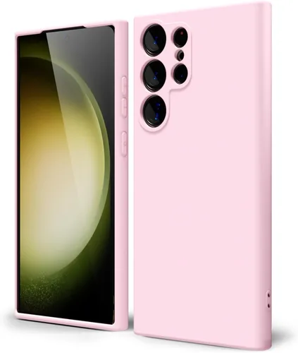 Miniatura 153 de oakxco Funda para teléfono Samsung Galaxy S21 Ultra con agarre de silicona líquida, bonita funda delgada y delgada de goma suave de TPU lisa