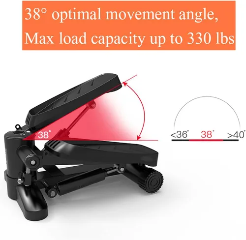 Miniatura 3 de YSUEFIJO Mini escalera portátil, mini equipo de acondicionamiento físico, máquina escaladora de escaladores de entrenamiento cardiovascular, máquina