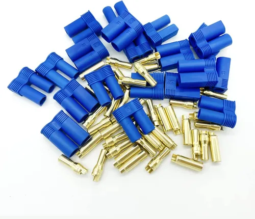 Miniatura 6 de 10 pares de conectores de batería EC3, enchufe banana de 0.138 in hembra macho bala conector RC ESC LIPO batería motor eléctrico avión Quadcopter