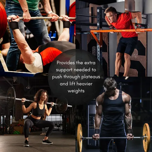 Miniatura 5 de EVMT Premium Wrist Wraps for Weightlifting Durable Lifting Straps for Enhanced Wrist Support Perfect for Strength Training, Gym Workouts &