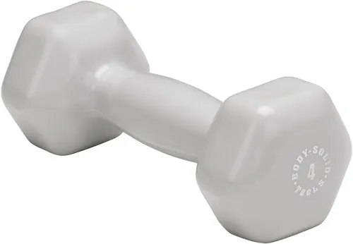 Miniatura 10 de Body-Solid Tools - Mancuerna de vinilo para entrenamiento aeróbico y terapia física, pesas de mano para mujeres, mancuernas hexagonales