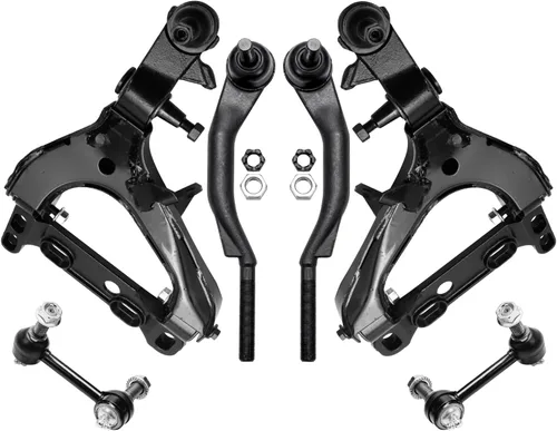 Miniatura 57 de Detroit Axle - Kit de extremo delantero para Chrysler 300 Dodge Charger Challenger 2011-2023, 2 brazos de control inferiores traseros 2 varillas