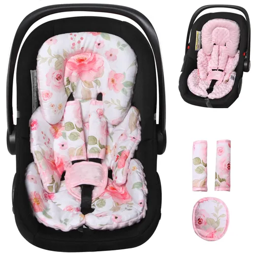 Miniatura 11 de Cojines de apoyo infantil, inserción para asientos de coche, cojines de cochecito, negro