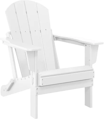 Miniatura 42 de HDPE Laguna Silla Adirondack plegable de polietileno (juego de 2), teca