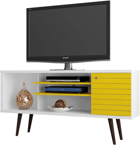 Miniatura 10 de Manhattan Comfort Liberty Soporte de TV Moderno de Mediados de Siglo para Televisores de hasta 46 Pulgadas, Centro de Entretenimiento