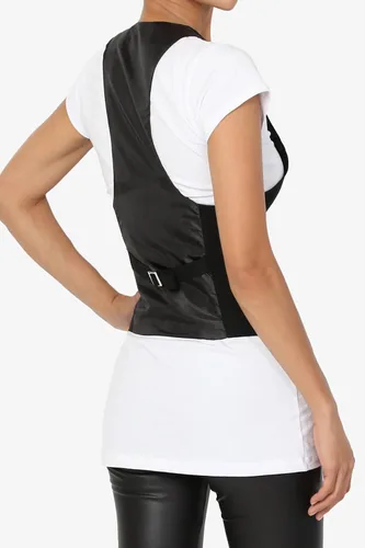 Miniatura 4 de TheMogan chaleco ajustable en la espalda para mujer.