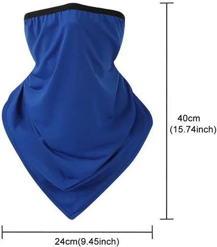 Miniatura 2 de 6 unidades de bandana para la cara, con cintas para las orejas, polaina para el cuello, bufanda, pasamontañas, para hombres y mujeres, deportes al