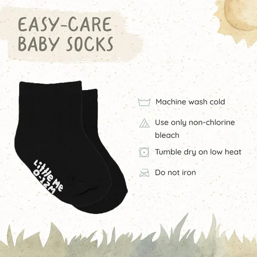 Miniatura 4 de Little Me Paquete de 20 calcetines unisex para bebés recién nacidos, infantes y niños pequeños, para bebé niña o niño, 0-12 y 12-24 meses, paquete