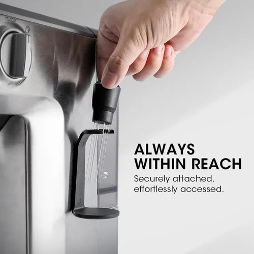 Miniatura 5 de Aieve WDT Tool Espresso, herramienta de distribución, accesorios de expreso, agitador de café de 10 agujas con soporte para barista