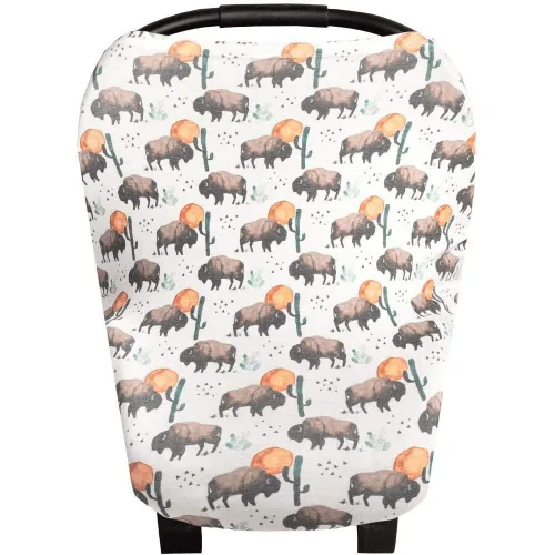 Miniatura 16 de Copper Pearl Funda multiusos: fundas de asiento de automóvil, funda de lactancia y cubierta de cochecito para el sol, tela elástica, uso para todas