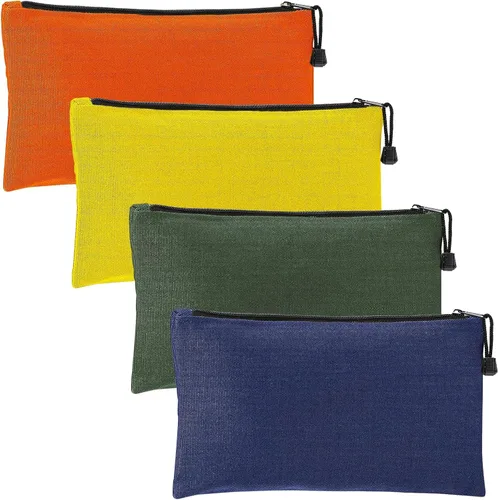 Miniatura 7 de ANPHSIN Paquete de 6 bolsas de lona para herramientas, juego de bolsas de herramientas resistentes de 11.2 x 7 pulgadas, organizador