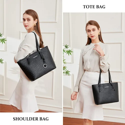 Miniatura 6 de Juego de bolsos para mujer, bolso de mano para mujer, bolso de hombro grande y mediano, bolso de hombro, bolso de 2 piezas