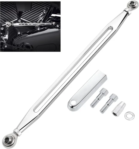 Miniatura 9 de Amazicha Enlace de Palanca de Cambios de Engranaje Negro Compatible con Harley Touring Electra Street Glide 1980 en adelante
