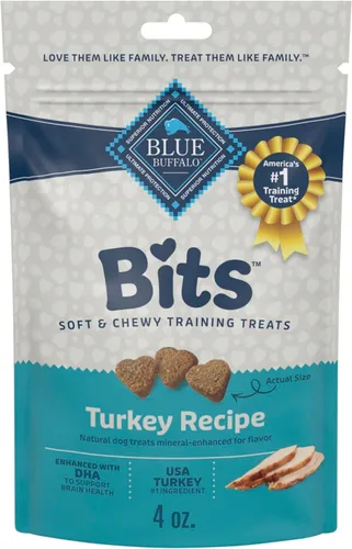 Miniatura 16 de Blue Buffalo Bits Golosinas Suaves para Perros para Entrenamiento, Hechas con Ingredientes Naturales y Mejoradas con DHA, Receta de Carne de Res