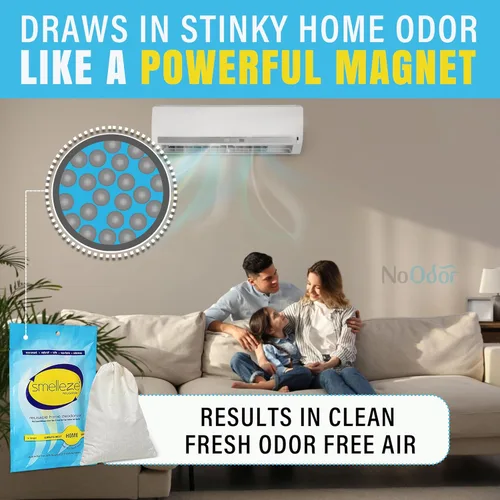 Miniatura 8 de SMELLEZE Bolsa desodorante reutilizable para eliminar olores en el hogar, eliminador de olores natural para el hogar, elimina el olor apestoso sin