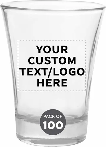 Miniatura 23 de Vasos de chupito personalizados de 2 onzas, juego de 100, paquete personalizado a granel, ideal para bodas, fiestas, cumpleaños, regalos, color azul