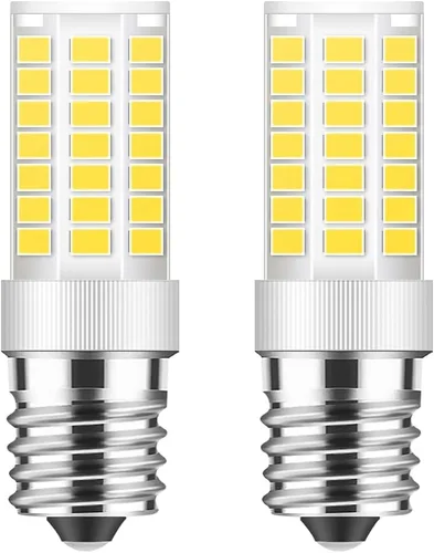 Miniatura 8 de TAIYALOO Bombilla LED E17 regulable, bombilla de horno de microondas de 5 W, blanco natural 4000 K, repuesto de bombilla halógena de 40 W