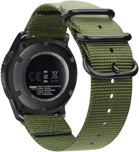 Miniatura 14 de Fintie - Correas deportiva de nailon suave de 0.87 pulgadas compatibles con Samsung Galaxy Watch 3 de 1.77 pulgadas, Galaxy Watch 1.81 pulgadas