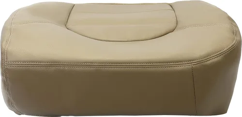 Miniatura 4 de KUAFU Funda inferior de asiento y cubierta superior del asiento compatible con Ford F250 F350 F450 Lariat Power Stroke Turbo 1999 2000, piel