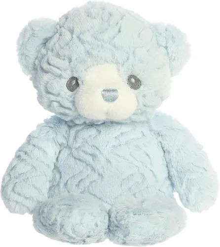 Miniatura 5 de Aurora Snuggly Huggy Bear - Animal de peluche para bebé, compañero reconfortante, juego imaginativo, color azul, 7 pulgadas