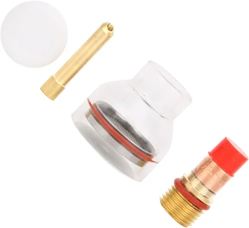 Miniatura 6 de Garosa Antorcha de lente de gas Collet Body Glass Cup Soldadura Kit de antorcha Accesorios para antorcha WP-17/18/26 Accesorios de antorcha Piezas