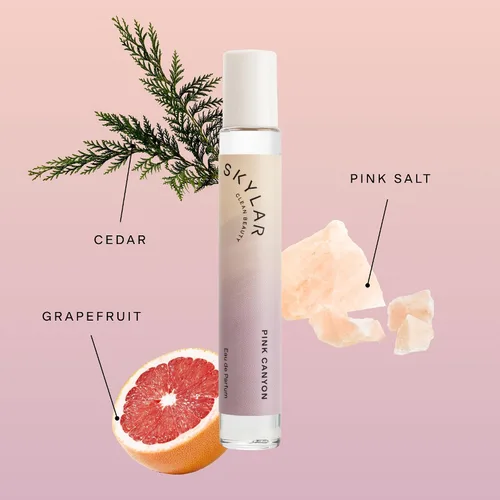 Miniatura 3 de Skylar Pink Canyon Eau de Parfum - Perfum Hipoalergénico y Limpio para Mujeres y Hombres, Vegano y Seguro para Piel Sensible - Notas de Pomelo, Sal