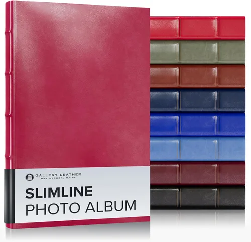 Miniatura 16 de Gallery Leather Álbum de fotos de 4 x 6 pulgadas, álbum de fotos con 3 anillas, 60 páginas para 120 fotos, rellenable, puede adaptarse a fotos de 4