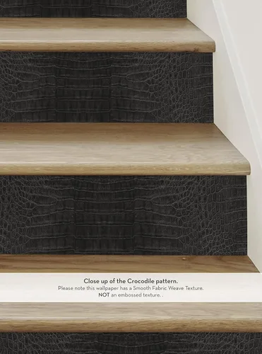 Miniatura 4 de Tiras elevadoras de escalera de cocodrilo (beige, paquete de 6, 48 pulgadas de ancho x 6 pulgadas de alto)
