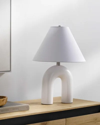 Miniatura 10 de BoutiqueRugs Manaloal - Lámpara de mesita de noche de cerámica con puntos boho para mesita de noche de dormitorio, iluminación lateral lateral