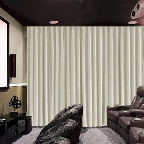 Miniatura 17 de cololeaf Panel de cortinas opacas de terciopelo con forro para cine en casa, cortina de ganchos planos para barra transversal o pista, 100 pulgadas