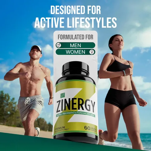Miniatura 4 de Dr. Zisman ZINERGY Apoyo natural de energía y vitalidad – Fórmula totalmente natural para hombres y mujeres – Mejora los niveles de energía