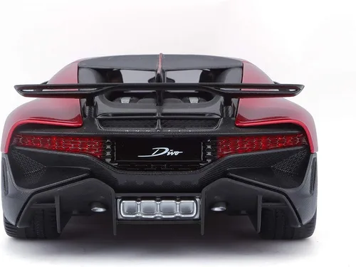Miniatura 3 de Bburago 18-11045R Bugatti Divo 1:18 Escala Modelo de coche, rojo