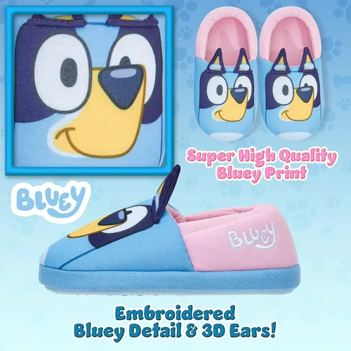 Miniatura 4 de Bluey Zapatos Niños Zapatillas Niñas 3D Antideslizante Niños Zapatillas Cálidas Niños Niñas