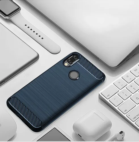 Miniatura 5 de Asuwish Funda compatible con Xiaomi Redmi Note 7/7Pro y protector de pantalla de vidrio templado, accesorios de celda, TPU de cuerpo completo, Azul