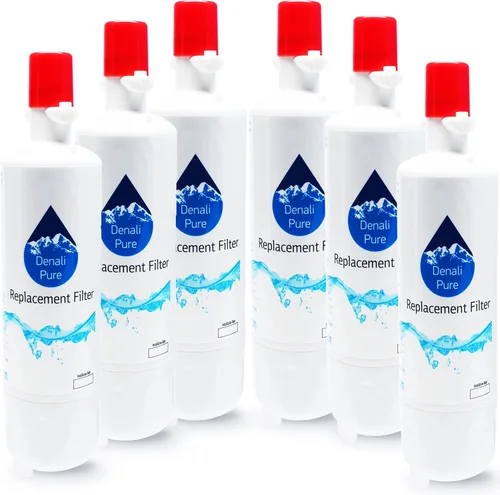 Paquete de 6 filtros de agua de repuesto para refrigerador Home Depot HDX 1000010207, compatible con el cartucho de filtro de agua para refrigerador