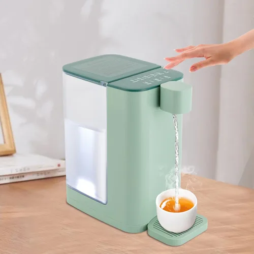Miniatura 2 de Mini dispensador de enfriador de agua de escritorio, dispensador instantáneo de agua fría y caliente con bloqueo de seguridad para niños, fuente