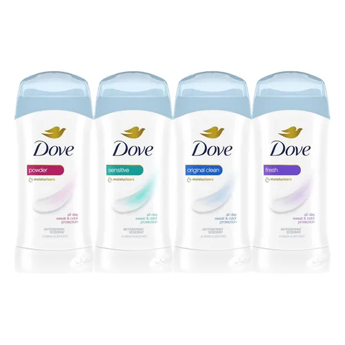 Miniatura 5 de Dove Desodorante antitranspirante invisible sólido, 2 unidades de limpieza original, para mujeres, para protección durante todo el día contra