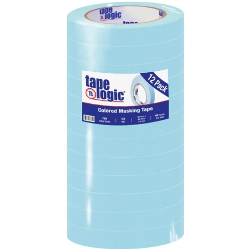 Miniatura 6 de Aviditi Tape Logic - Cinta adhesiva de color de uso general, 3/4 pulgadas x 60 yardas, verde claro (paquete de 12), ideal para el hogar, oficina