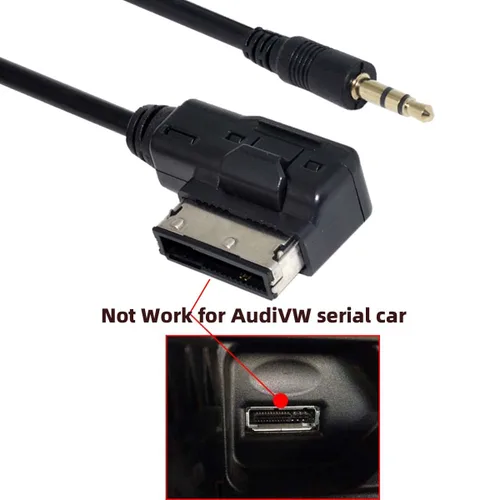 Miniatura 3 de chenyang Estéreo de 0.138 in a medios en AMI MDI Audio Aux Cable adaptador para X164 X166 W204 X204 W176 W207 A207 C207 W211 W218 W212 coche