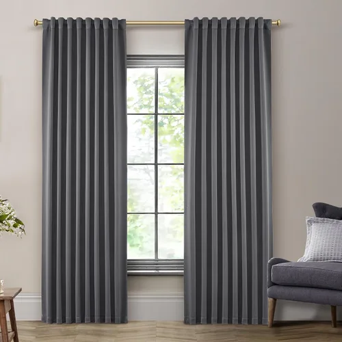 Miniatura 31 de SHINELAND Cortinas opacas cortas para ventanas de dormitorio, cortinas de baño, 45 pulgadas de largo