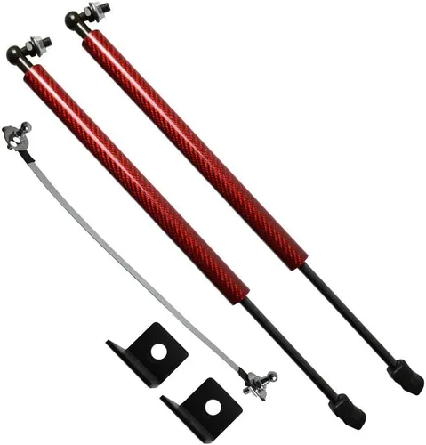 Miniatura 10 de Soportes de elevación para Ford Fusion 2013-2020 Capó delantero Modificar fibra de carbono con carga de gas, amortiguadores de choque con resorte