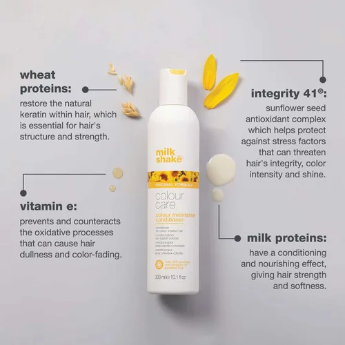 Miniatura 3 de milk_shake Color Maintainer Conditioner Paraben-free Conditioner for Color-Treated Hair With Milk Proteins and Sunflower Seed Extract to