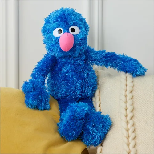 Miniatura 2 de Barrio Sésamo Plush, Azul Grover oficial de 14.5