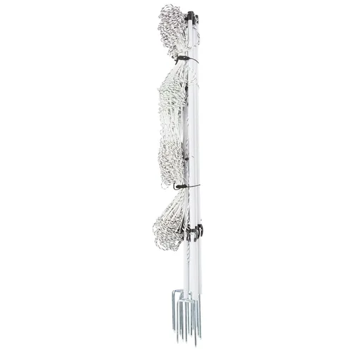 Premier 1 Horse QuikFence® Red eléctrica | Blanco/Negro Doble Pico – 48 pulgadas de alto x 50 pies de largo